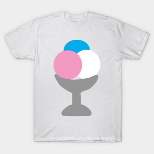 Transgender LGBT Pride Ice Cream Scoops T-Shirt